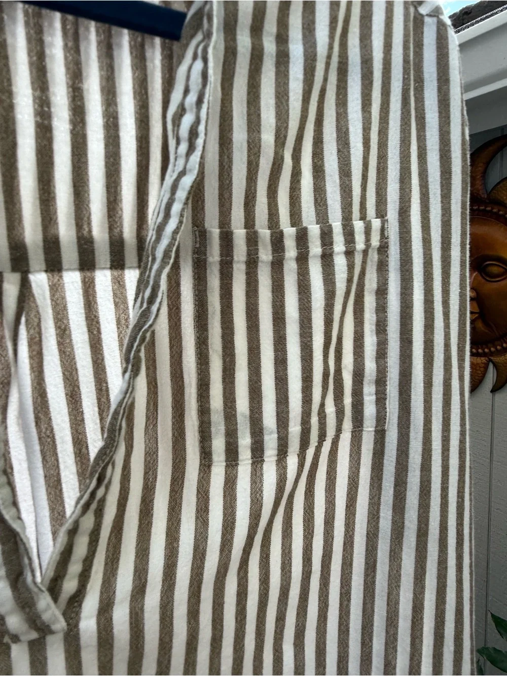 O'Neill Striped V-Neck blouse or cover-up